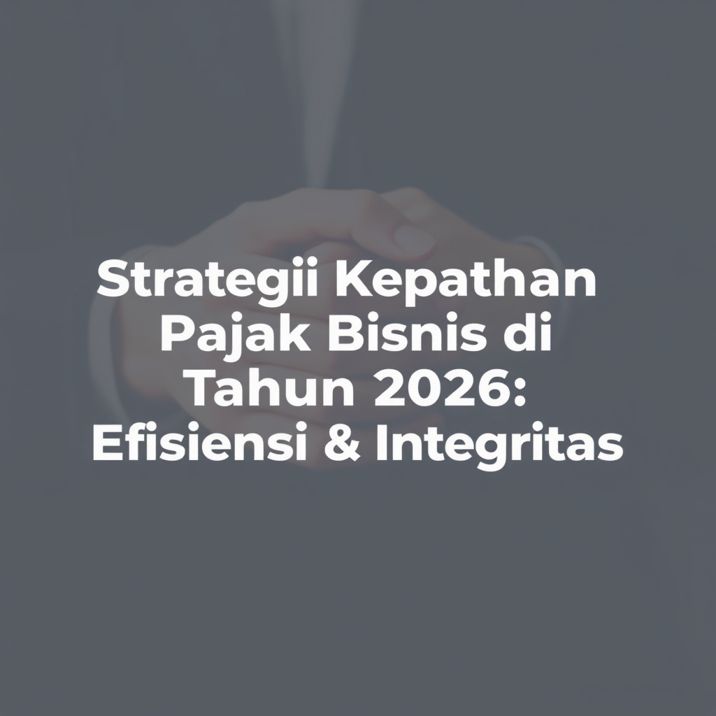 Strategi Kepatuhan Pajak Bisnis di Tahun 2026: Efisiensi & Integritas